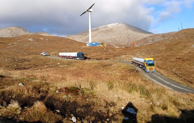Lorry in a landscape 